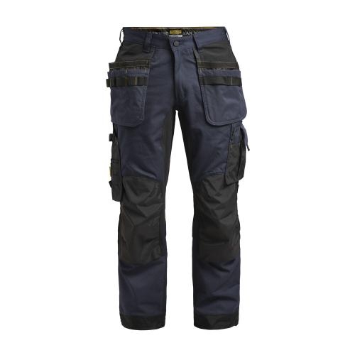 2164 Stretch werkbroek navy/zwart,c146