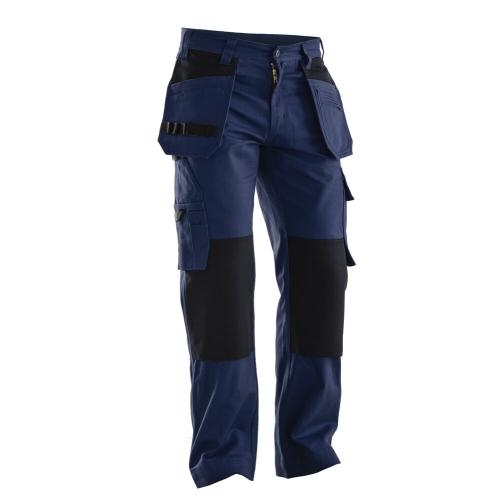 2312 Praktische katoenen werkbroek navy/zwart,c42