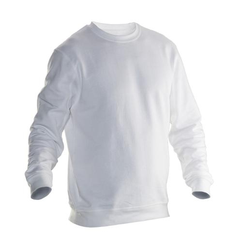 5120 Ronde hals sweatshirt wit,l