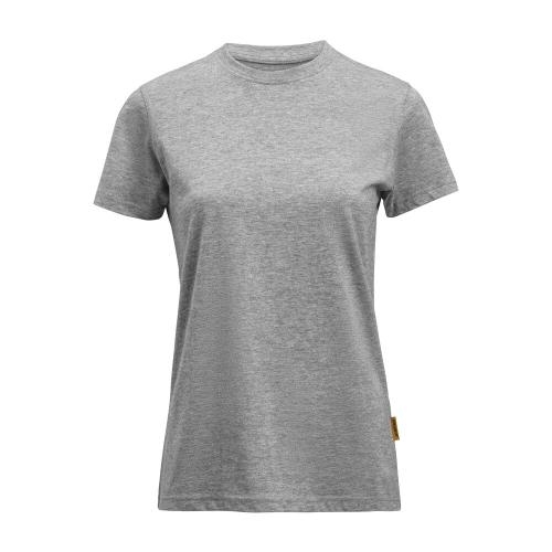5265 dames T-shirt grijsmelange,l