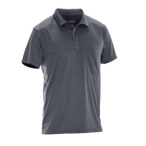 5533 Polo spun-dye donkergrijs,s
