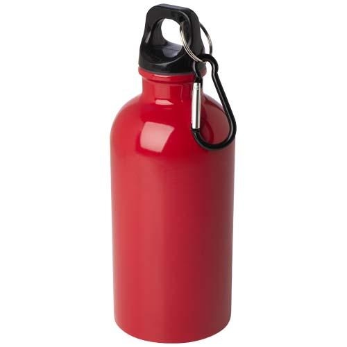 RCS RVS enkelwandige waterfles Oregon 400 ml rood