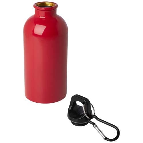RCS RVS enkelwandige waterfles Oregon 400 ml rood