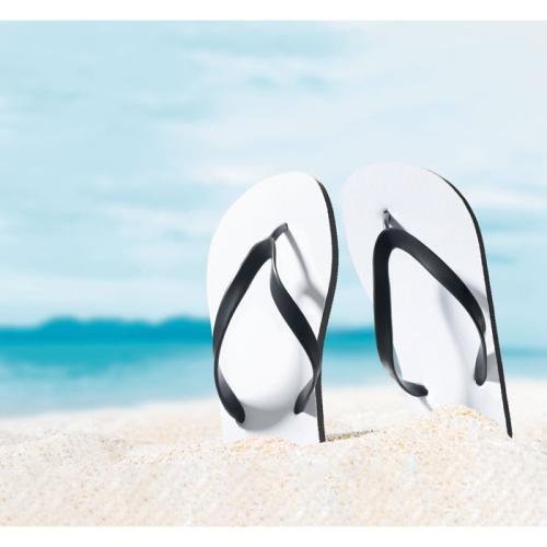 Sublimatie strandslippers 44-46 Costa zwart