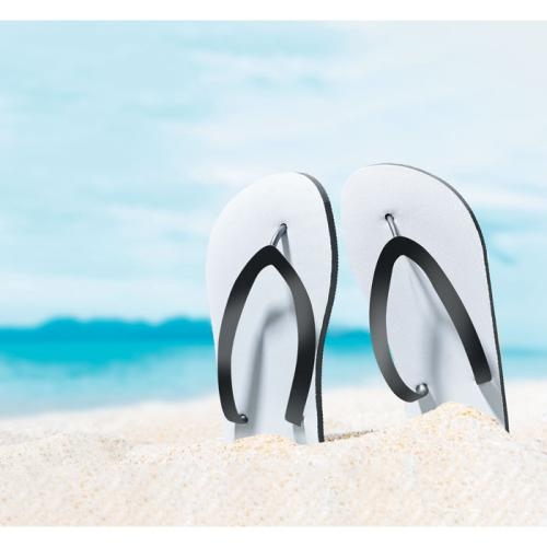 Sublimatie strandslippers 38-41 Costa zwart