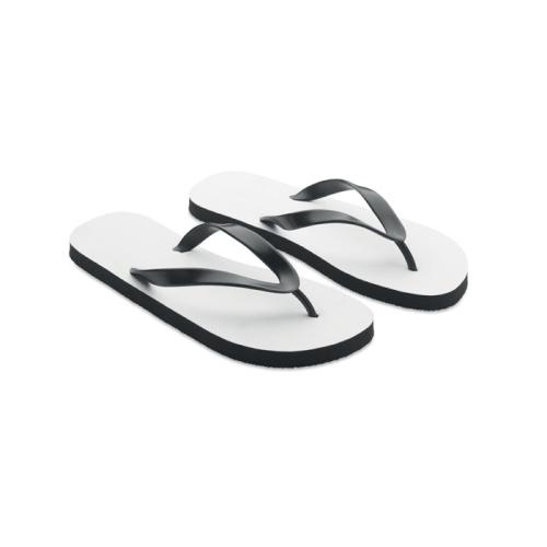 Sublimatie strandslippers 38-41 Costa zwart