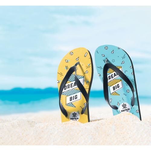 Sublimatie strandslippers 38-41 Costa zwart