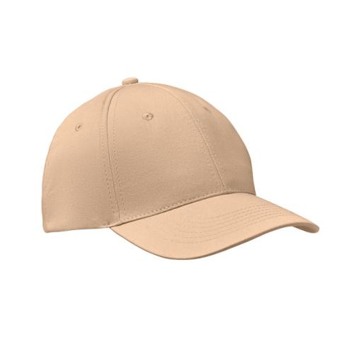 Katoenen baseball cap Basie ivoor