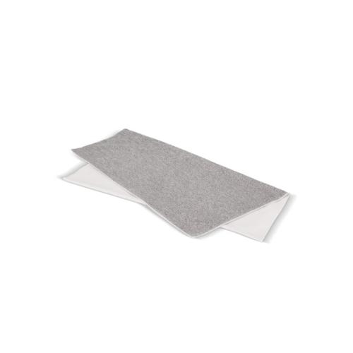 Sneldrogende handdoek R-PET 100x180 wit/grijs