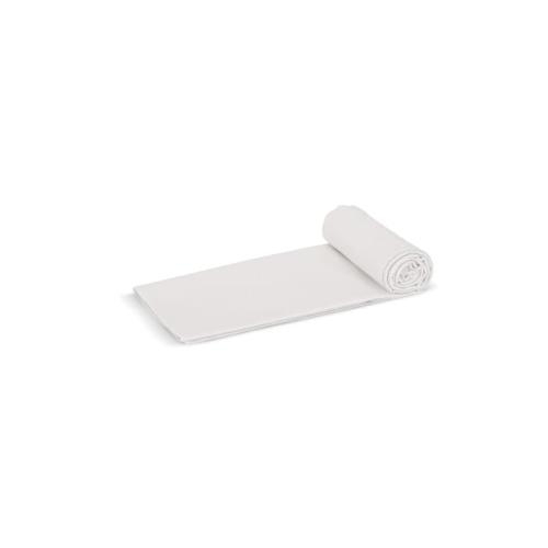 Sneldrogende handdoek R-PET 70x140 wit/grijs
