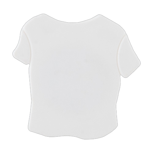 T-shirt magneet wit