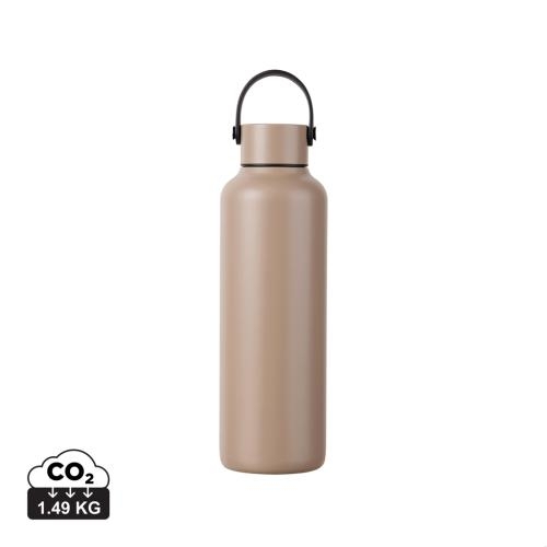 Gerecyclede RVS fles Baltimore 600 ml greige