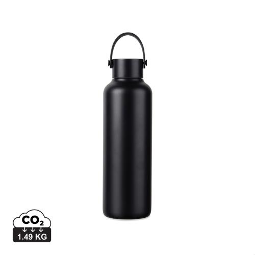Gerecyclede RVS fles Baltimore 600 ml zwart