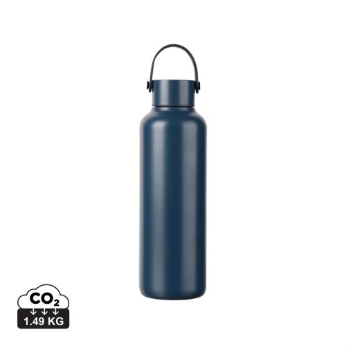 Gerecyclede RVS fles Baltimore 600 ml donkerblauw