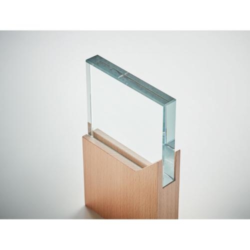 Kristallen trofee Zeal wood