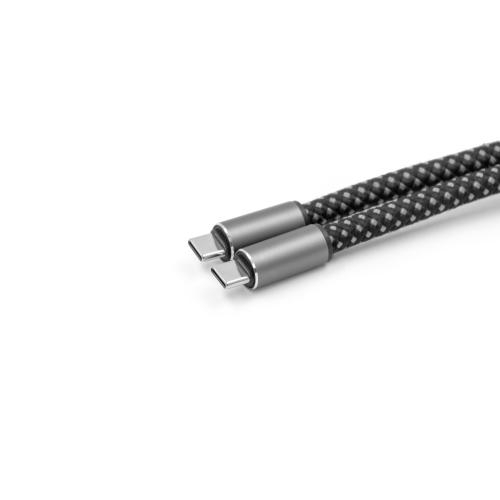 BrandCharger Volt 60W oplaadkabel gun metal