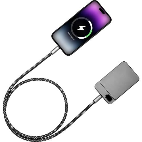 BrandCharger Volt 60W oplaadkabel gun metal