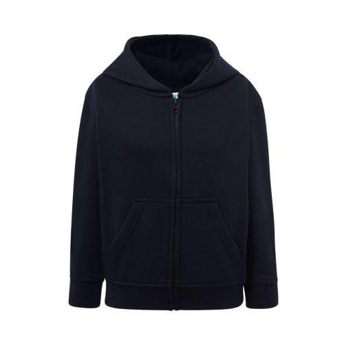 Kinder hooded sweatshirt met rits navy,5-6