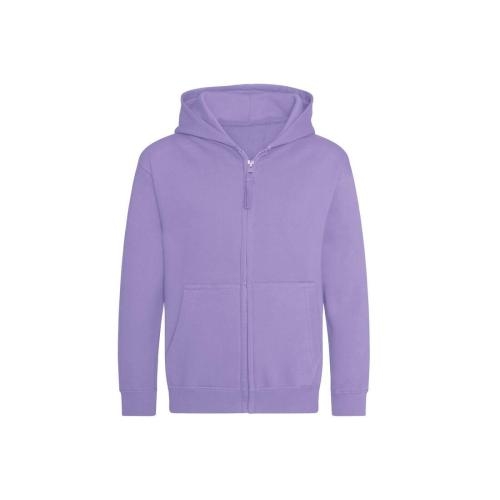 Kinder full zip hoodie digital lavender,xs