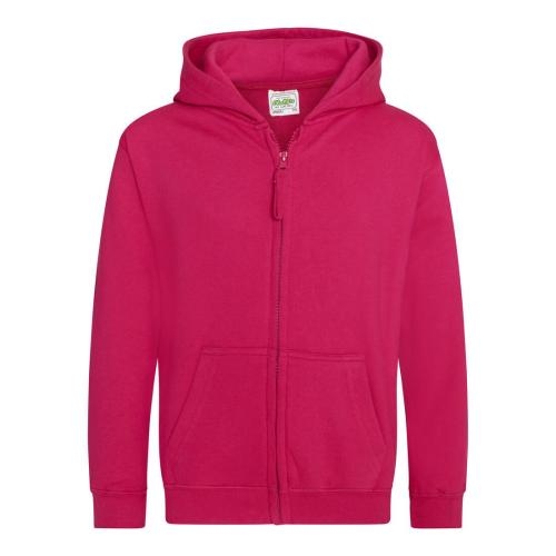 Kinder full zip hoodie hot pink,xs