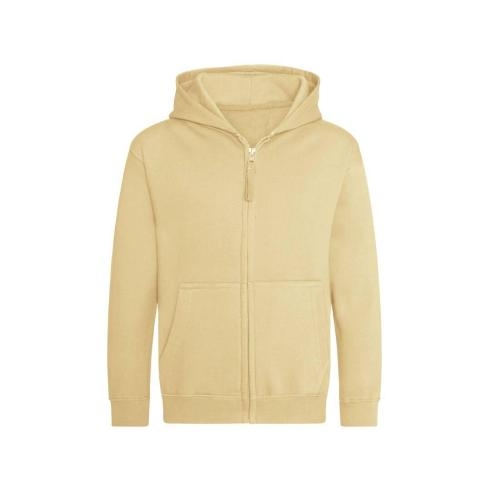 Kinder full zip hoodie sand,xs