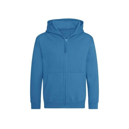 Kinder full zip hoodie sapphire blue,xs