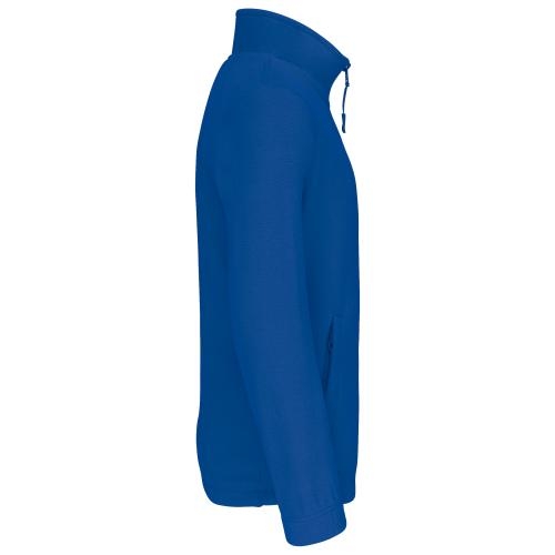 Kindervest microfleece met rits royal blue,6-8 jaar