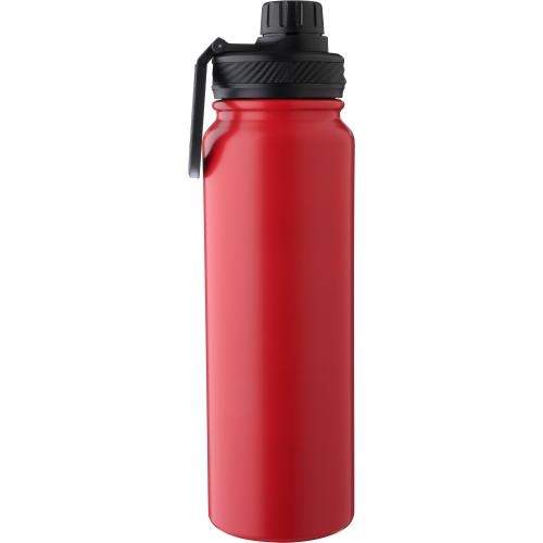 RVS dubbelwandige fles 800 ml Zinnia rood