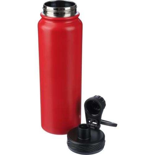 RVS dubbelwandige fles 800 ml Zinnia rood