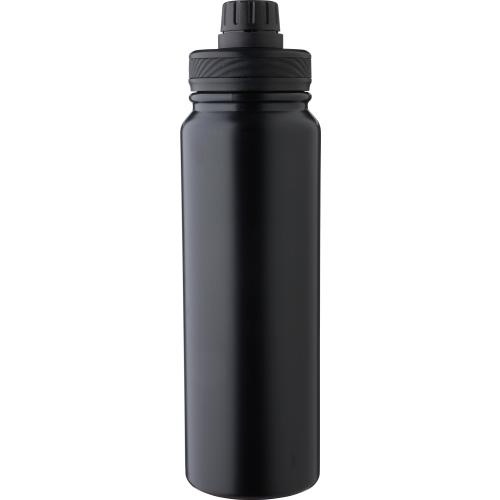 RVS dubbelwandige fles 800 ml Zinnia zwart