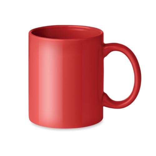 Gekleurde mok Dublin 300 ml rood