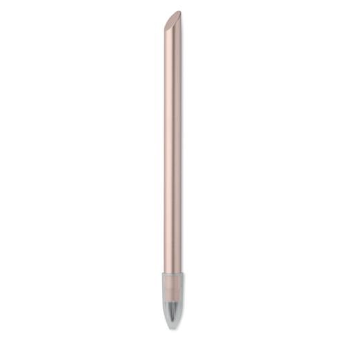 Duurzame inktloze pen Penever beige/rood