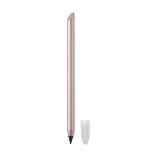 Duurzame inktloze pen Penever beige/rood