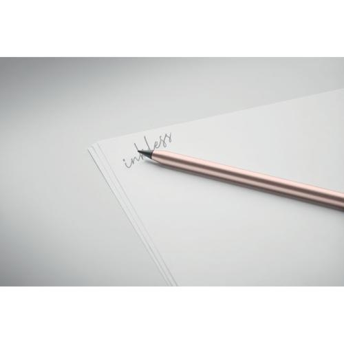 Duurzame inktloze pen Penever beige/rood