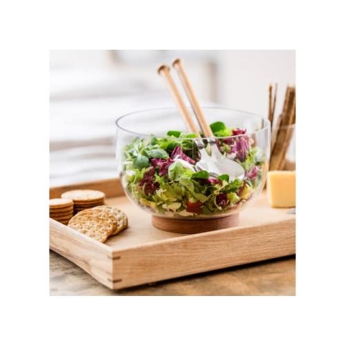 Sagaform Nature saladeschaal transparant
