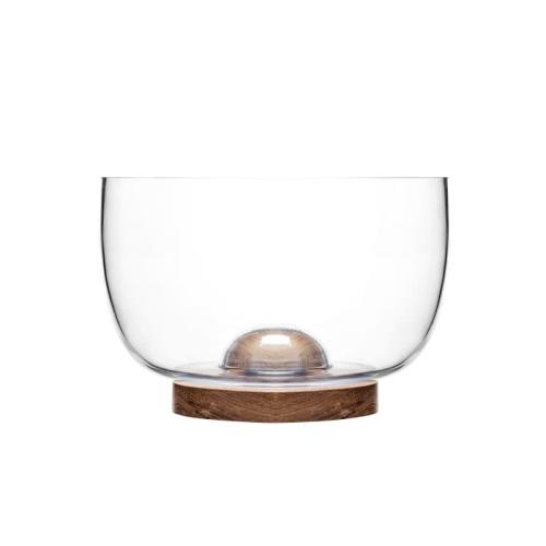 Sagaform Nature saladeschaal transparant
