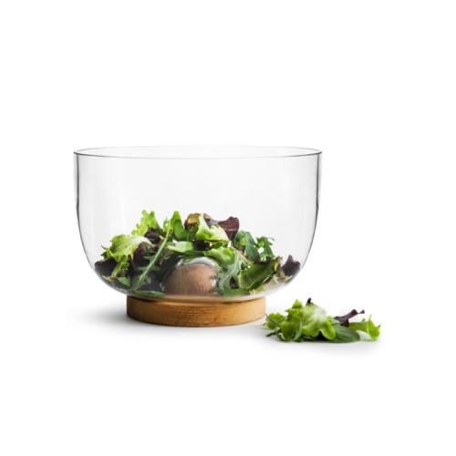 Sagaform Nature saladeschaal transparant