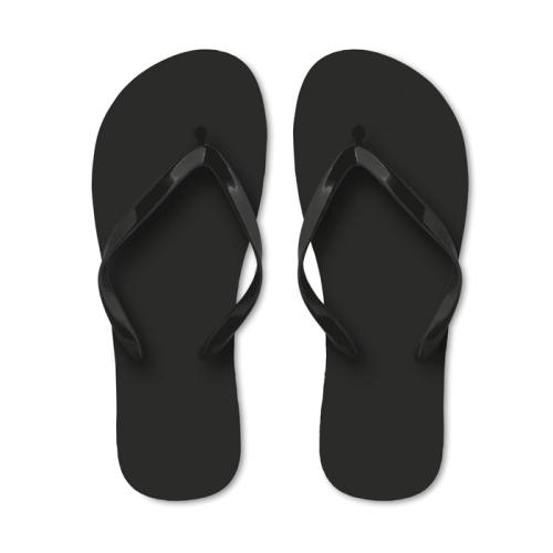 PE slippers 36-39 zwart