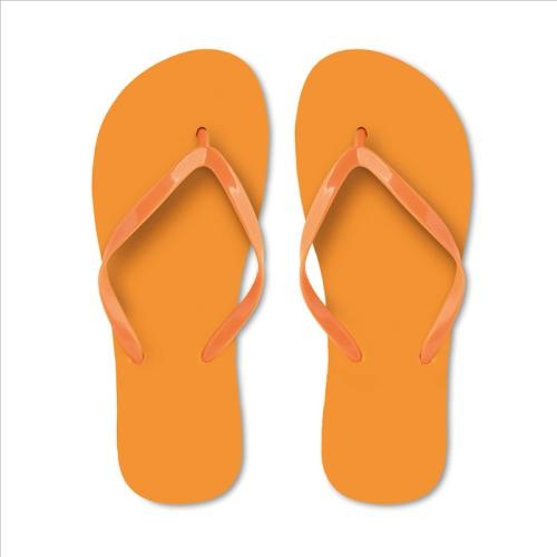 PE slippers 36-39 oranje