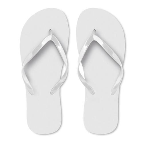 PE slippers 40-43 wit