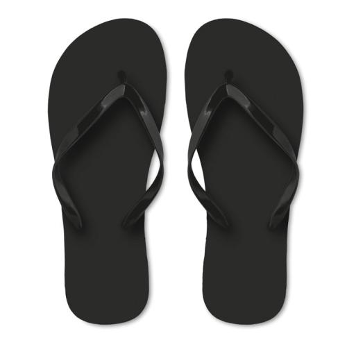 PE slippers 40-43 zwart
