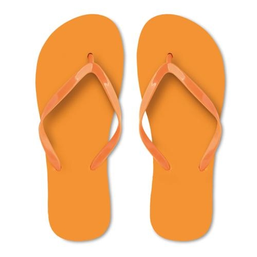 PE slippers 40-43 oranje