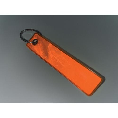 Reflecterende PVC hanger Keyflect neon oranje