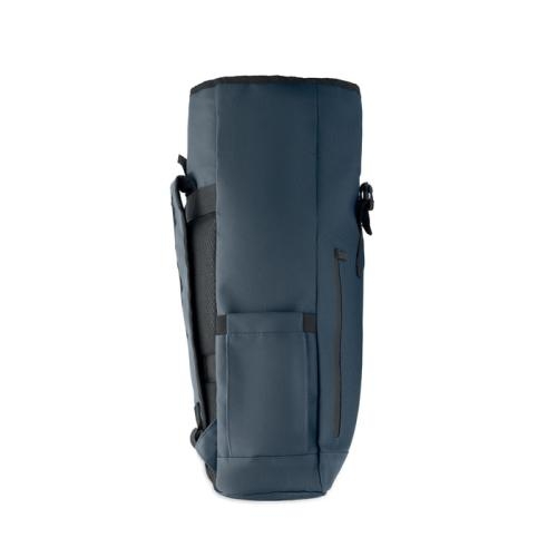 600D rolltop laptoprugzak Bangkok blauw