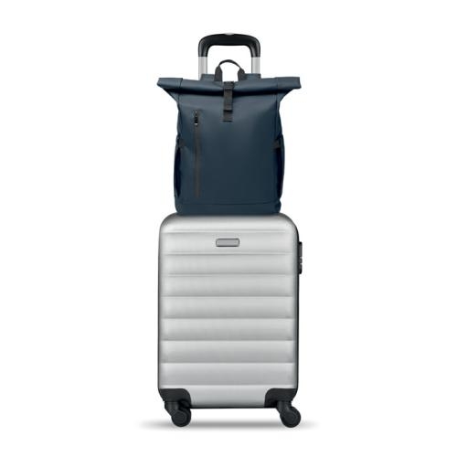 600D rolltop laptoprugzak Bangkok blauw