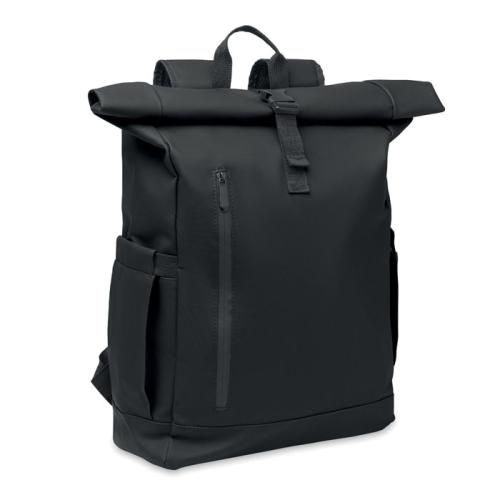 600D rolltop laptoprugzak Bangkok zwart