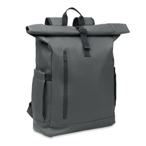 600D rolltop laptoprugzak Bangkok steengrijs