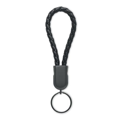 Type-C lus kabel sleutelhanger Fauleti loop zwart