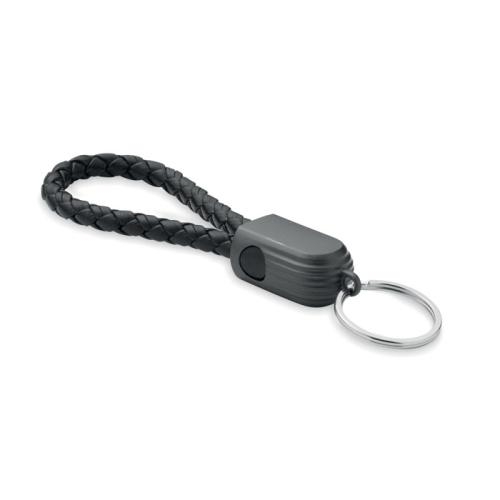 Type-C lus kabel sleutelhanger Fauleti loop zwart