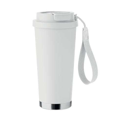 Dubbelwandige beker 500 ml Topaz large wit